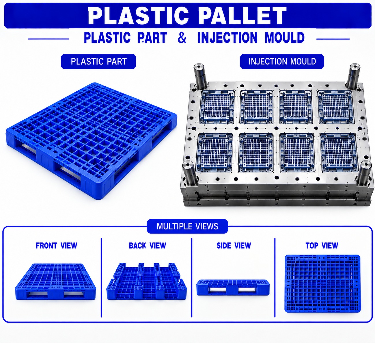 Plastic Pallet Mould and Moulding Service